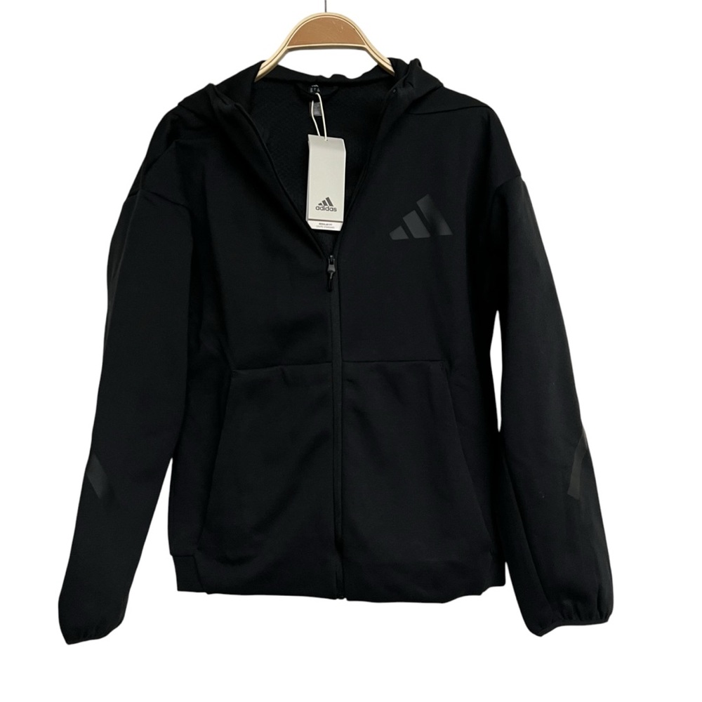 New Kids Adidas Z.N.E. Full Zip Hooded Track Jacket‎ Black